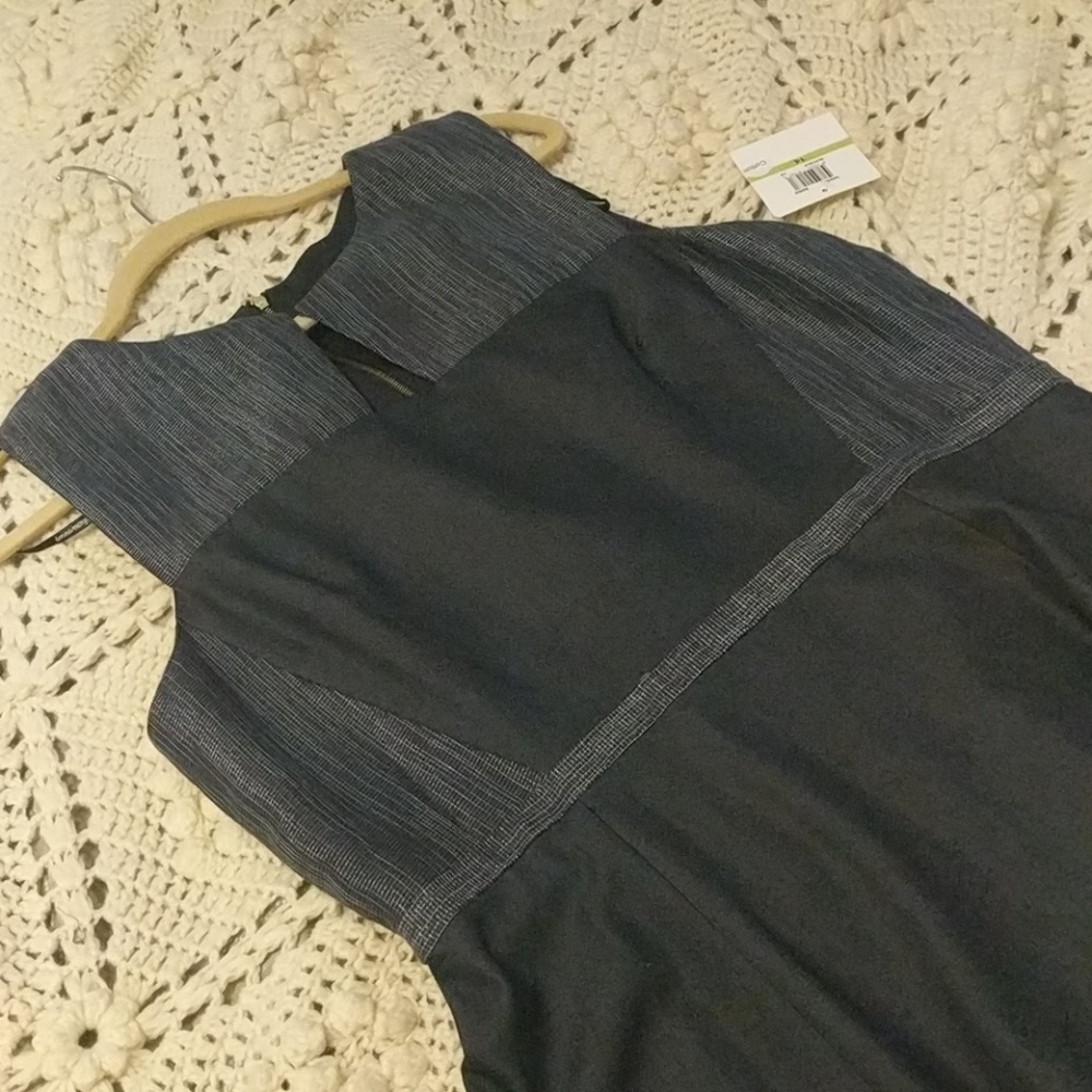 NWT Donna Morgan dress blue demin size 14 new